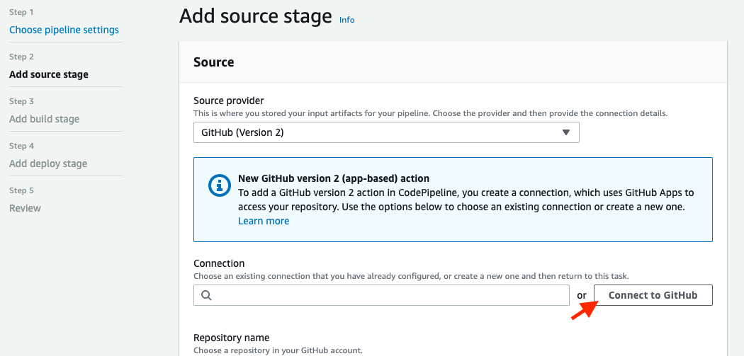 Connect to GitHub