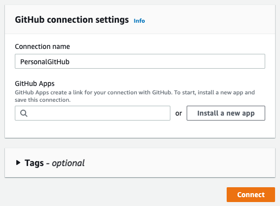 Install AWS Connector for GitHub