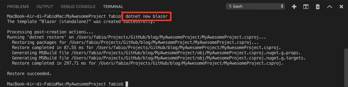 Visual Studio For Mac Cli High Quality dotnet-install-blazor-templates